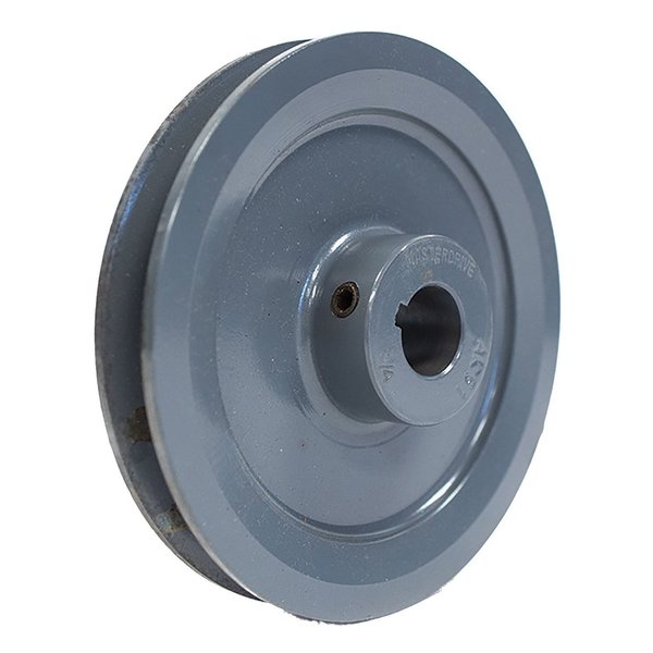B B Manufacturing Finished Bore 1 Groove V-Belt Pulley 4.25 inch OD AK44x1/2